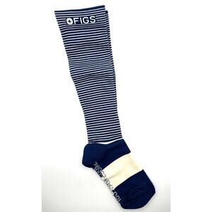 1 Pair FIGS Compression Stripes Socks Size Large